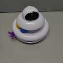 Interactive Cat Toys for Indoor Cats,4-in-1 Automatic Kitten Toy with Laser, Fluttering Butterfly, Moving Feather & Track Balls, USB Rechargeable Self-Play Electronic Toy for Kittens & Adults Item is Missing Pieces