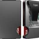 typecase Minimalist Wallet for Men: Metal Card Holder with Removable Money Clip, RFID Blocking, Slim, Utral Thin, Small, Front Pocket, Hold up to 15 Credit Cards (Metal Grey)