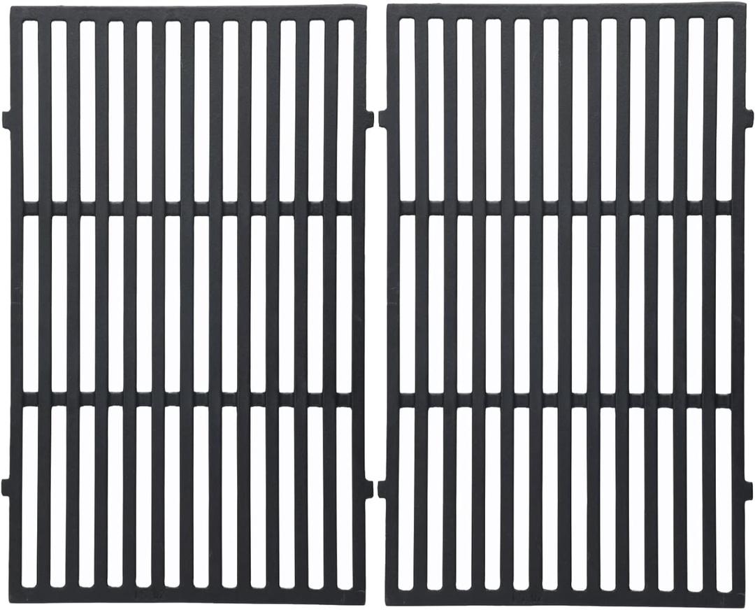 Leship 17.5 inch Grill Grates Replace for Weber 7638,Weber Spirit I & II 300 Series Spirit E/S310 E/S315 320 330 SP320 700 Genesis 1000-3500 Gold Silver Platinum B/C Gas Grill (17.5" x 11.9"Each)