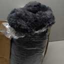 Heated Blanket King Size with 1/2/4/6/8 Hours Auto-Off 10 Heat Level, 90'' * 100'' Cozy Faux Rabbit Fur Bubble Electric Blanket with Overheat Protection(Dark Grey)