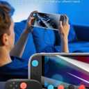 Clear Case Protector for Nintendo Switch 2(2025), KOVA TPU Grip Protective Cover Skins for Nintendo Switch 2 Joypad & Console with Tempered Films& Thumb Caps, Accessory Kits Compatible with New Switch