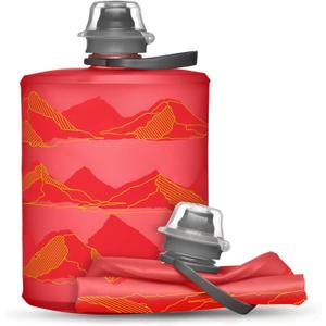 HydraPak Stow Collapsible Water Bottle  350ml, 500ml, 1L  Ultralight, Leak-Proof, BPA-Free, Filter Compatible Travel & Hiking Flask (MTN Redwood)