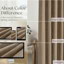 TWODRAPES Dutch Cocoa 90 Inch Linen Curtains Pinch Pleated Living Room Bedroom Dining Boho Brown Light Filtering Pinch Pleat Drapes Hooks Rings Back Tab Semi Sheer Dark Brown Window Curtains 2 Panels