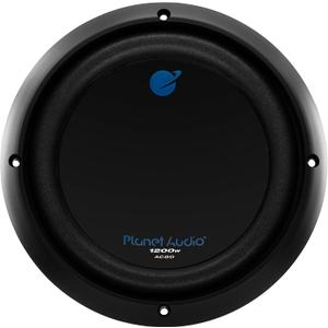 Planet Audio AC8D Anarchy Series 8 Inch Car Subwoofer - 1200 Watts Max, Dual 4 Ohm Voice Coil, Sold Individually, Hook Up to Amp