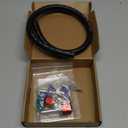 800-673 A/C Line Splice Kit for 5/16" Line With No. 6 Hose 24 Inches, Air Conditioning Repair Splice Connector Kit, Universal Fit for 5/16" Line to Hose Repair