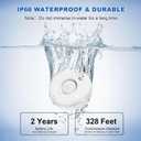 WiFi Water Leak Detectors 5 Pack, 120dB Adjustable Loud Water Leak Sensor, Wireless Wi-Fi Water Leak & Drip Alarm, App Alerts, 5 Water Alarm Sensors & 1 Hub for Home Kitchen, Bathroom, Sink, Laundry