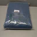 NICETOWN Smoky Blue Blackout Curtains for Bedroom/Living Room 132 Inch Length - Thermal Insulated Room Darkening Grommet Top Window Curtains (100 by 132 - Inch, 1 Panel)