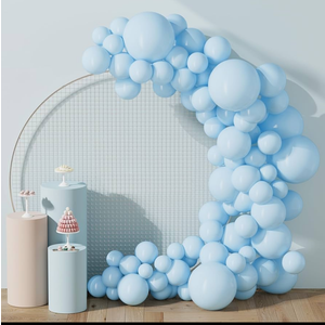DECOCKRAT LightBlue Latex Balloons Kit - 110PCS Party Balloons, 12'' Helium Balloon Set with Ribbon, Perfect for DIY, Birthday, Baby Shower, Wedding, Anniversary & Holiday Decoration 2 Pack
