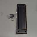 QCAA Solid Brass Mail Slot, with Solid Brass Interior Frame, 10" x 3", Venetian Bronze, 1 Pack, Made in Taiwan