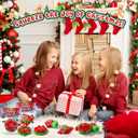 4PCS Christmas Squishy Kit, Squishys Fidget Toys for Kids, Christmas Fufu Squeeze Squishy Pack, Big Squishies Toys for Stocking Stuffers, Adults, Party Favors, Gifts (Cake, Croissant, Waffle, Glove)