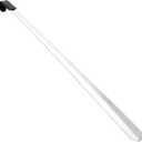 31.5" Extra Long Handled Shoe Horn,Metal Shoehorn for Men and Women,Heavy Duty Extended Stainless Steel Shoe Horn with Leather Grip for Seniors Pregnant Back Pain