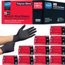 Inspire Black Nitrile Gloves | THE ORIGINAL Quality Black Gloves Disposable Latex Free | 4.5 Gloves Cooking Gloves 1000/L