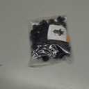 GOOACC GRC-70 35PCS Engine Under Cover Splash Shield Guard Body Bolts Bumper Fender Liner Push Retainer Fastener Rivet Clips , black
