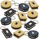 ArtCreativity Sandwich Cookie Flashlight Keychains, LED Key Chains in Assorted Cookie Replicas, Durable Plastic Keyholders, Birthday Party Favors, Goodie Bag Fillers for Kids