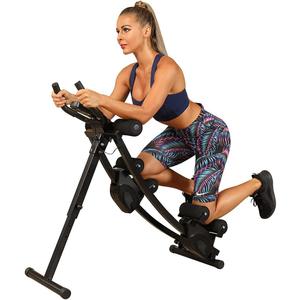 Ab Machine Multi-Functional Exercise Equipment for Home Gym, Height Adjustable Abs Workout Equipment (Black)