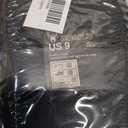 KuaiLu Womens Memory Foam Slippers Ladies Cozy Fuzzy Plush Fur Lined Warm Winter Cushioned Slip on House Bedroom Shoes Comfy Indoor Outdoor Hard Sole Arch Supportive Plantar Fasciitis Black Size 9