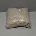 Hiasan Faux Linen Rectangle Tablecloth - Wrinkle and Stain Resistant Washable Table Cloth for Kitchen Dining Room Holiday Table Cover for Party Dinner, Beige, 70 x 140 Inch