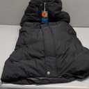 Men's Winter Coat Thicken Insulated Waterproof Puffer Jacket Hooded Windbreaker Parka With Multi-Pockets (Large, Black)