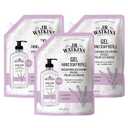 J.R. Watkins Gel Hand Soap Refill, Moisturizing Hand Wash, All Natural, Alcohol-Free, Cruelty-Free, USA Made, Lavender, 34 Fl Oz (Pack of 3)