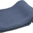 carol & frank Ryker Vintage Indigo Throw Blanket 50x60 inches Blue