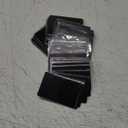 50 PCS Metal Business Card 0.8 mm Thickness Aluminum Metal Blanks Cards for Laser Engraving Home Office Customer DIY Gift Plate Invitations, 3.4 x 2.1 Inch, Black