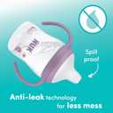 NUK Perfect Match Learner Cup, 5 oz, 2 pack Soft Spout, Easy-Grip Handles, BPA Free, Spill Proof Transition Sippy Cup
