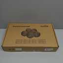 Stanbroil Ceramic Balls - 3 Round Fire Stones for Fire Pit Fire Bowl and Fireplace - Set of 15, Beige