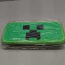 QUBAMG Switch 2 Carrying Case, Hard Shell Protective Carry Travel Case Compatible with Nintendo Switch 2 (2025) Pouch with Built-in Stand 5 Games Cartridges for Console & Accessories Green Pixel