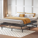 Superay 2 Inch California King Box Spring Low Profile, Heavy Duty Metal Box Spring Bed Base, Bunkie Board Bed Slat Replacement, Mattress Foundation, Easy Assembly, Noise Free