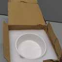 Ceramic Dog Bowl Set of 2 with Anti-Skid Base - 5" Wide x 2" Tall Ceramic Dog Bowls for Small Dogs - 2 Cup Capacity Food and Water Bowls for Dogs - Rubber Bottom Pet Bowl Set of 2 for Small Pets (Brown)