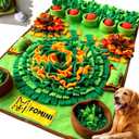 FOMINI Snuffle Mat for Dogs - 33.5 x 19.7 Pet Food & Dog Feeding Mat  Best Dog Boredom & Enrichment Toys for Large and Medium Smart Dogs  Interactive Snuffle Puzzle Toys for Training & Licking Fun