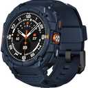 Suoman for Samsung Galaxy Watch 7/8 Ultra 47mm (2024/2025) Case with Band, [No Tempered Glass] Rugged+ All-Round TPE Matte Protective Cover Bumper