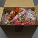 Domensi 6 Sets Wedding Centerpiece for Table Artificial Rose with Vase Fake Bouquets and Metal Pot Floral Arrangements for Mother's Day Holiday Party Event Table Decor (Red)