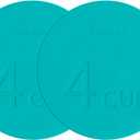 Silicone Bowl Lids fit Pyrex Glass Bowls 7201-PC 4 Cup, Yodecy Silicone Bowl Lids fit Anchor Hocking Glass Bowls 7201-PC 4 Cup,Replacement Lids(2 Pack Blue-green) (Container not Included)