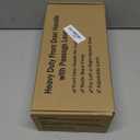 Black Front Door Handle No Lock, Exterior Entry Door Handle with Interior Passage Levers, Front Door Lock Set for Left Right Handle Doors, Deadbolt Set Not Included, Non-Locking (1 Pack)