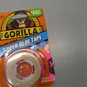 Gorilla Super Glue Tape, High Tack, Double Sided, Clear, 5/8in x 20ft