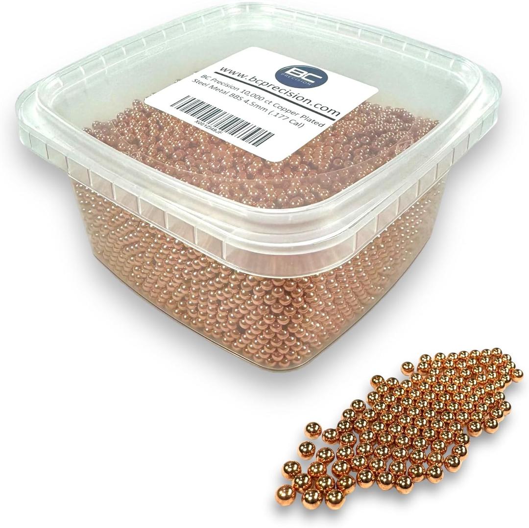 10,000 ct Copper Plated Steel Metal BBS 4.5mm (.177 Cal) - BC Precision