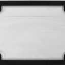Custom Accessories 90060 Clear Custom Combos License Plate Cover and Frame with Black Plastic Frame