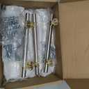 10 Pack Brushed Nickel Drawer Pulls 4 Inch Cabinet Handles Brushed Gold Kitchen Cabinet Handles Dresser Drawer Pulls Kitchen Hardware for Cupboard Bathroom