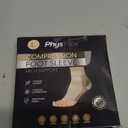 Compression Socks 20-30mmHg for Plantar Fasciitis, Achilles Tendonitis Relief - Ankle Compression Sleeve for Heel Spurs, Foot Swelling & Fatigue - Arch Support Brace for Everyday Use (1 Pair) (Large, Beige)