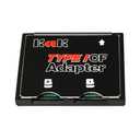 Double Slot Micro SD TF to CF Adapter Compact Card Holder Type I Card Converter Black