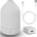 SOICARE Small Essential Oil Diffuser, 100ML Mini Aromatherapy With USB Cable & Adapter, 7 Color Changing USB Powered Aroma Scent for Home/Room/Office/Travel/Gift