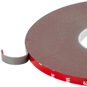 CloudBuyer 108 Ft Double Sided Mounting Tape Heavy Duty, Waterproof Foam Adhesive for LED Strips & Home Office Decor (0.39In, Black)