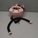 4-in-1 Electric Balloon Pump for All Balloons, Inflatables, and Sports Balls, Portable High Power Triple Inflating Ports for Latex Foil 260q Mylar Balloon (Pink)