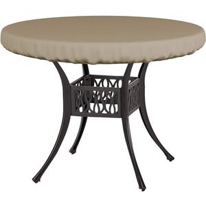 Covers & All Round Table Top Cover, 12 Oz Waterproof UV & Weather Resistant Patio Table Cover, Outdoor Table Cover for Patio Outdoor Furniture & Coffee Table (36" Dia x 4" H Inches, Beige)