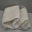 MINTWOOD Design Storage Basket for Shelves, Decorative Baskets for Organizing, Book Basket, Storage Cube Bin Box, Woven Closet Organizer, Pantry Closet and Shoe Basket, Creamy White