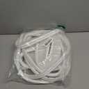 40FT Extra Long Kerf Weather Stripping Door Seal for Large Gaps and Easy Installation (White)