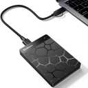 500 GB External Hard Drives,Portable Hard Drive for Windows,Ultra Slim External HDD Store Compatible with PC, MAC,Laptop,PS4, Xbox one, Xbox 360;Plug and Play Ready (BLACK)