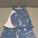 ZIGJOY Sleep Sack Swaddle 1.0 TOG Baby Wearable Blanket 100% Cotton Baby Swaddle Blanket for Newborns 6-12 Months for Boy Girl, Space