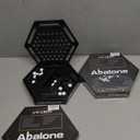 Chess Sets Board Game - Abalone Family Strategy Game for Adult, Desktop Home Marble Chess Game Set for Intellectual Development, Table Games & Party Fun, Set of 2